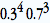 a) P( P ) = 1/4        1