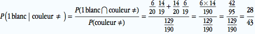 b) P(cancer | test positif) = 19/37